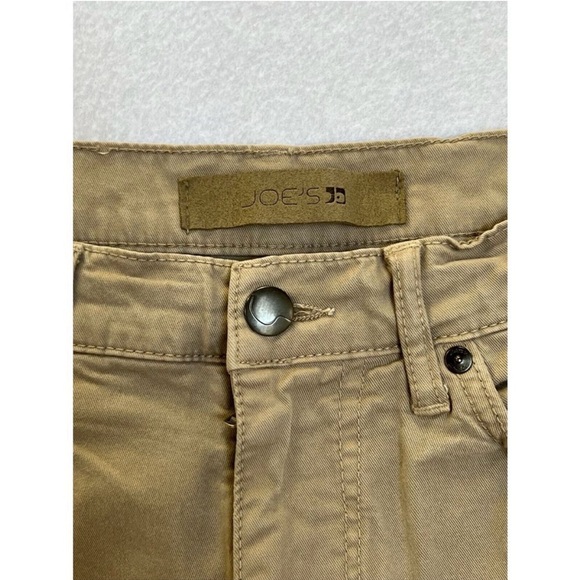 Mens Joes Slim Fit Khaki Tan Comfort Stretch 5 Pocket Jeans Pants Size 33 GUC - Picture 3 of 5